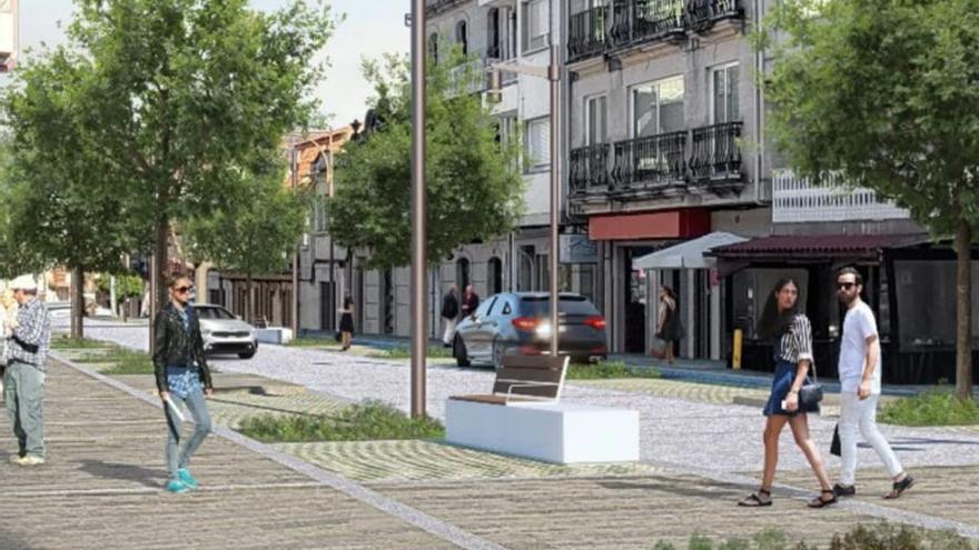 La humanización de la calle Roxelio Landeiro de Arcade arranca a finales de mes