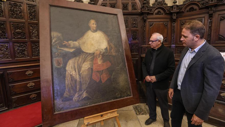 Juan Viudes, el canónigo de la Catedral de Orihuela recuperado en una subasta