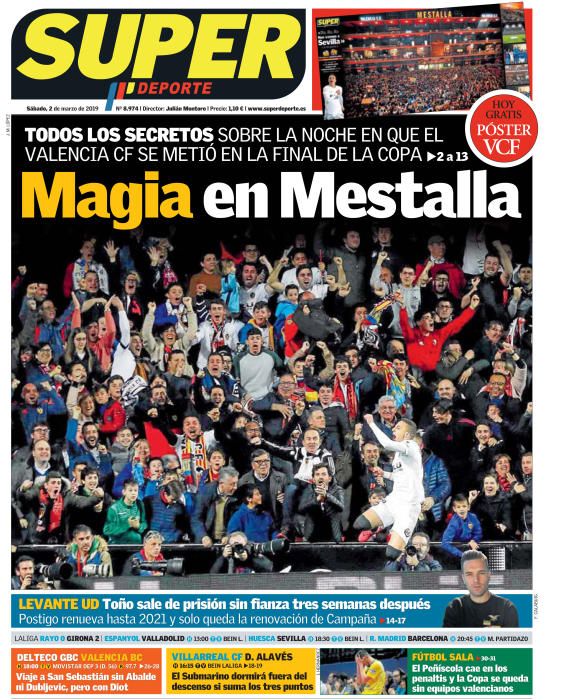 Portada SUPERDEPORTE sábado 2 de marzo de 2019