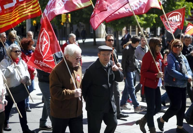 Escenas del Día del Trabajador en Zaragoza