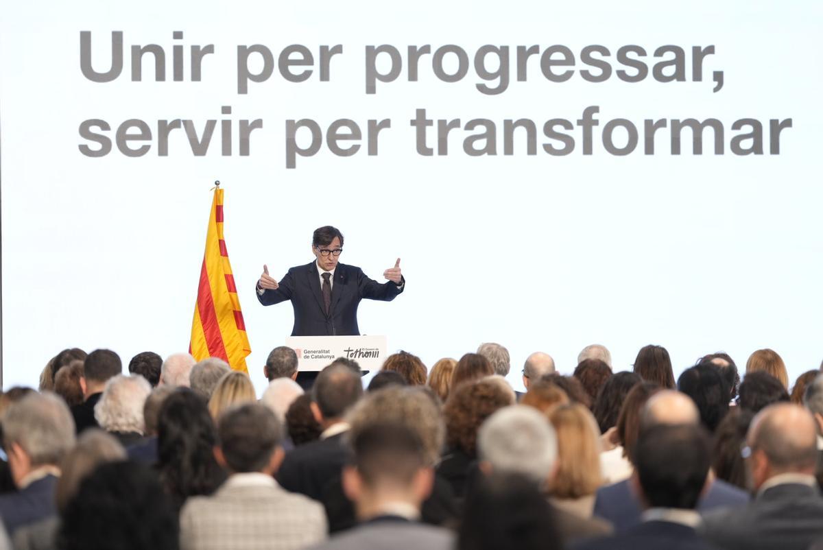 El president de la Generalitat, Salvador Illa, este viernes.