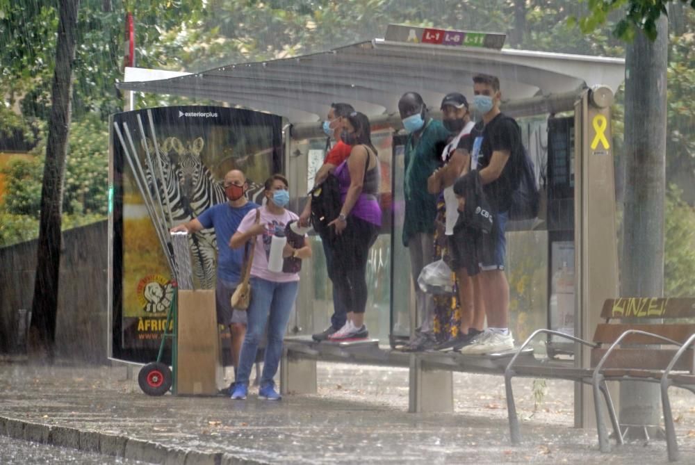 La tempesta a la ciutat de Girona