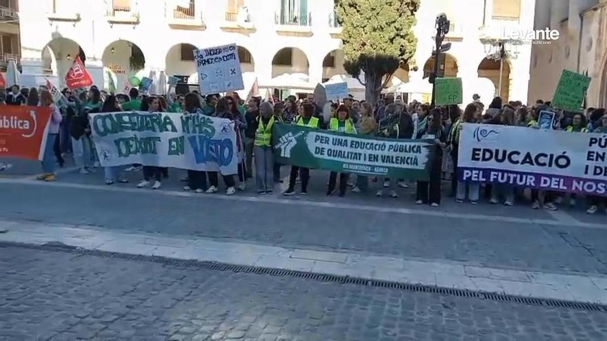Gandia se suma a la huelga educativa