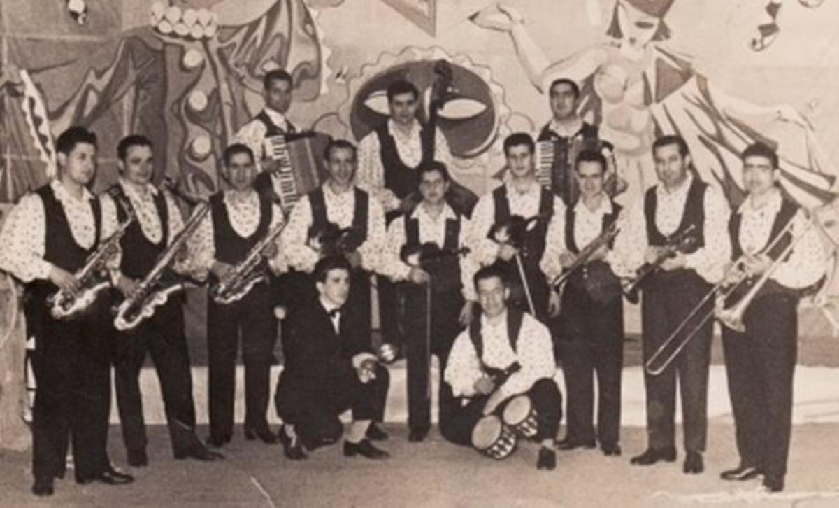 La orquesta Cortegada en sus años de esplendor
