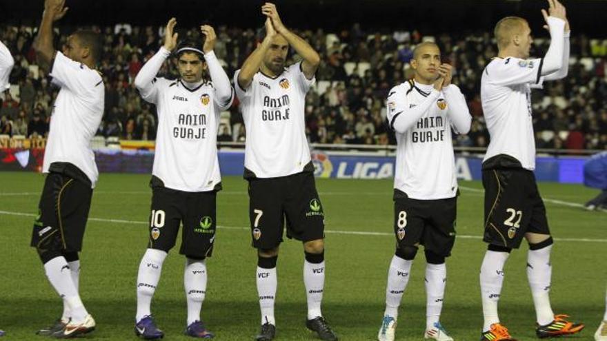 Los jugadores del Valencia no jugarán ante su afición en Liga hasta el doce de febrero