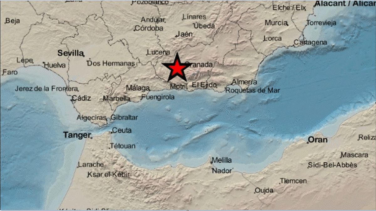 Un terremoto de magnitud 4,4 sacude Granada de nuevo