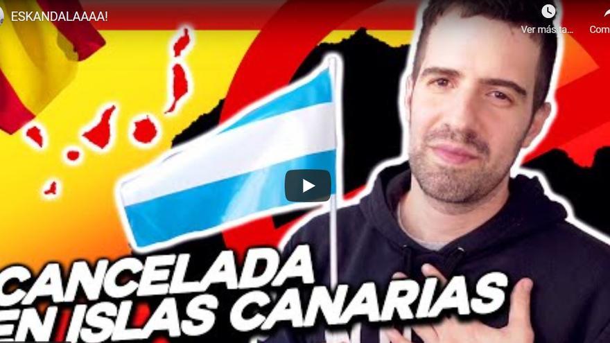 Reacción del &#039;youtuber&#039; argentino tras las críticas por no saber nada de Canarias