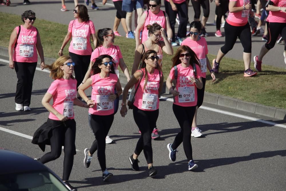 Carrera de la mujer en la zona este de Gijón.