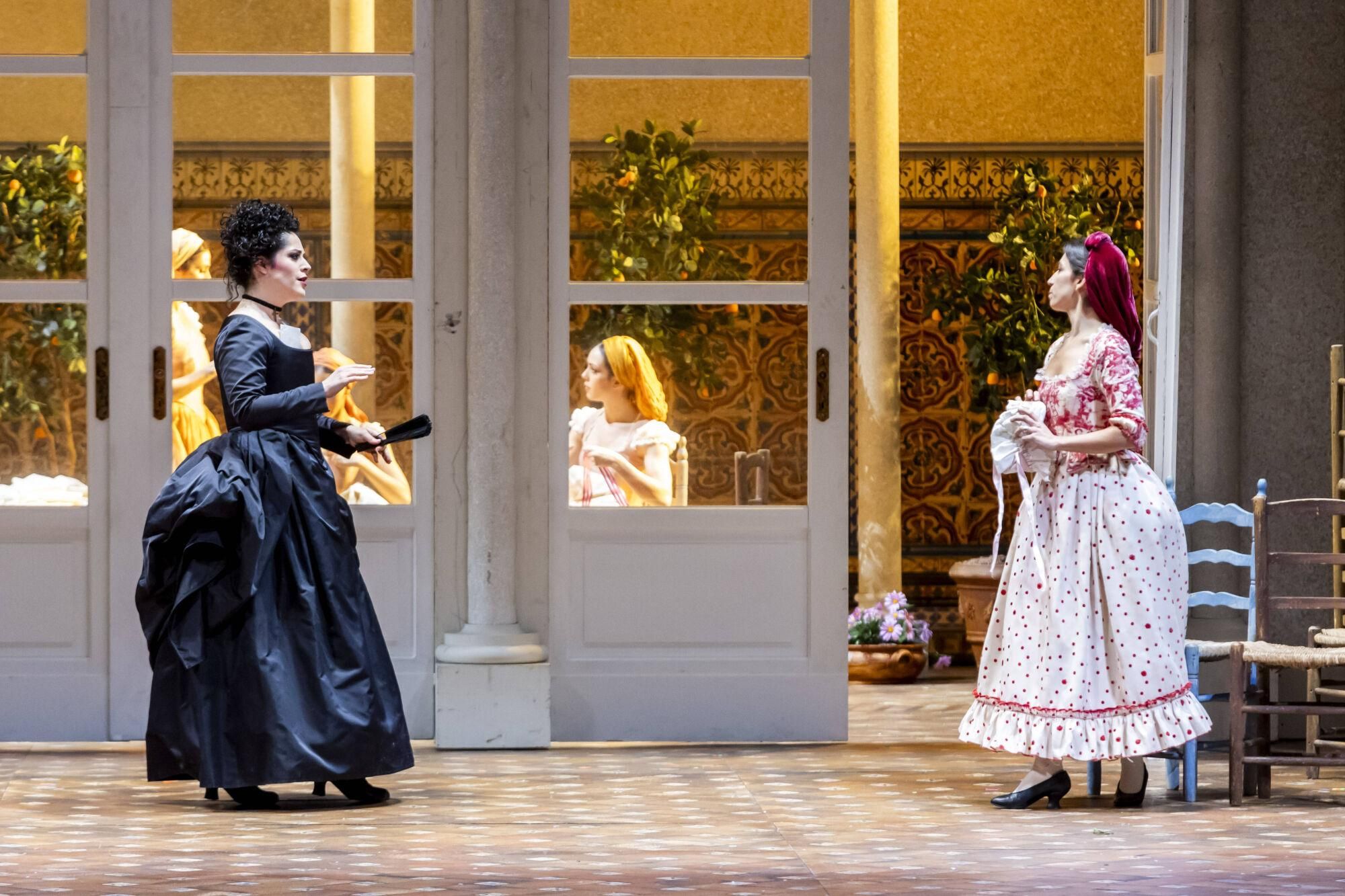 EN IMÁGENES: Ensayo en el Campoamor de la ópera "Las bodas de Fígaro"