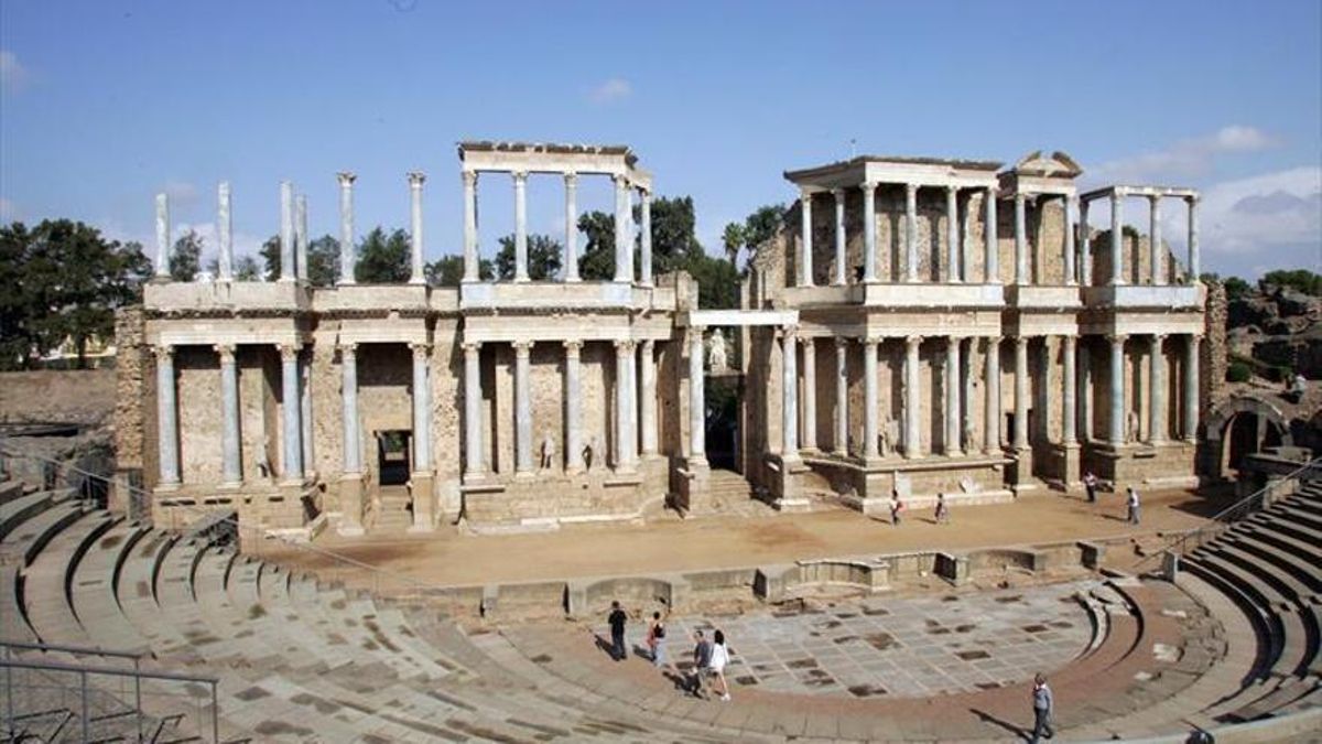 El Teatro Romano de Mérida.