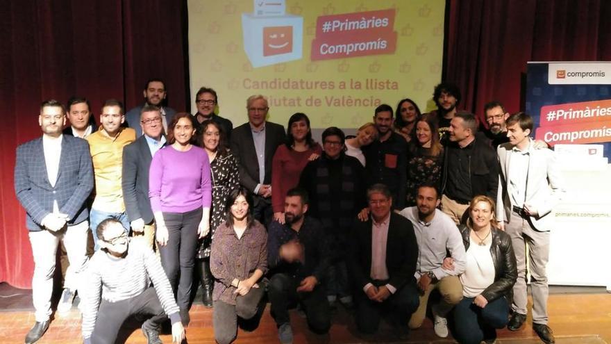 Los aspirantes a las primarias de Compromís en València presentan sus candidaturas