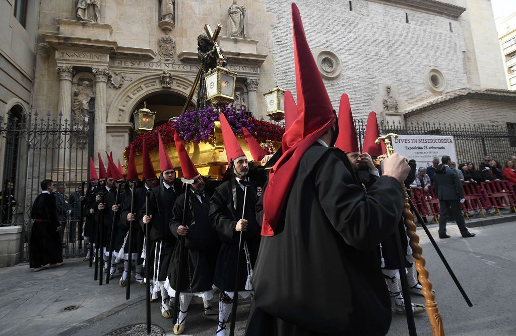 La procesión del Santísimo Cristo de la Misericordia de este Viernes Santo en Murcia, en imágenes