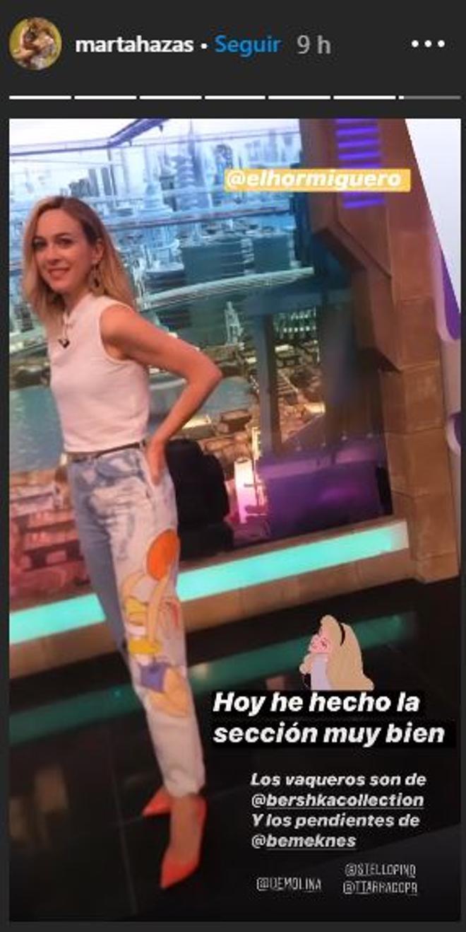 Marta Hazas en 'El Hormiguero'