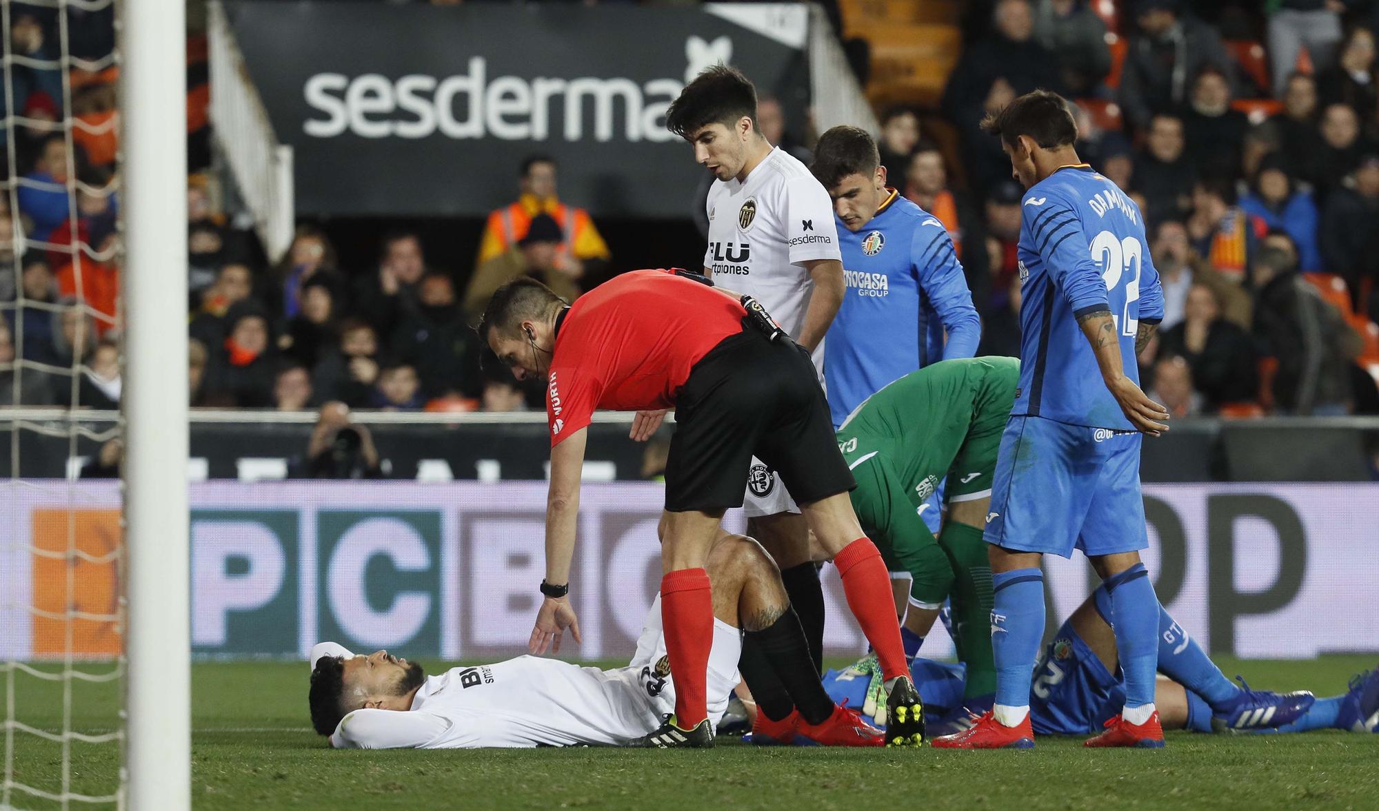 Los enfrentamientos Valencia CF - Getafe con Bordalás en el banquillo madrileño