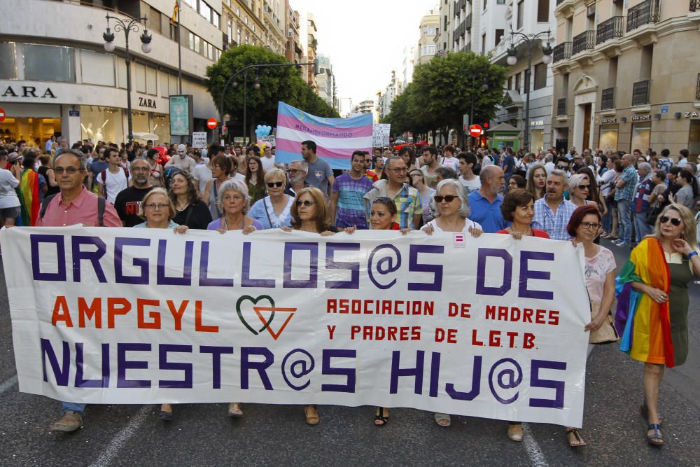 Manifestación del Orgullo LGTBi en Valencia