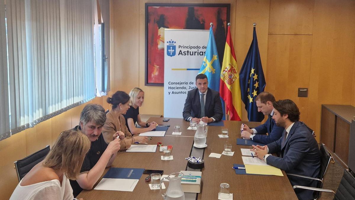 La reunión de la mesa de financiación, esta mañana