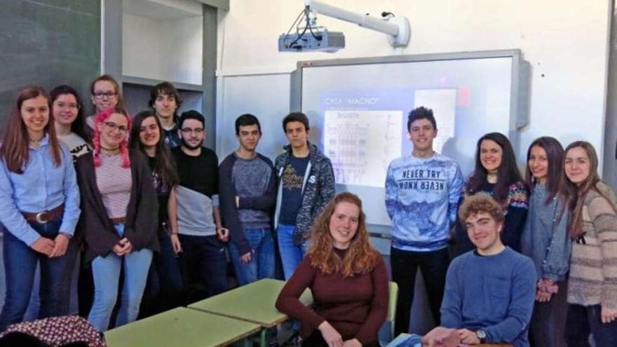 Alumnos del BIE de la modalidad de ciencia y tecnología del IES Claudio Moyano.