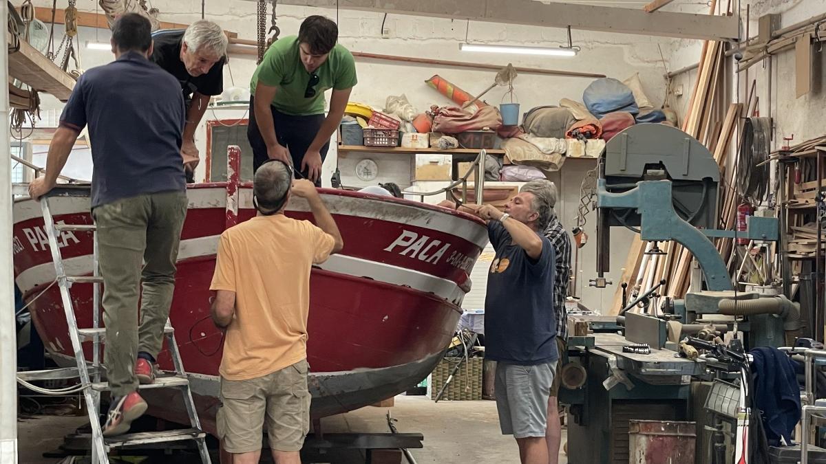 La restauració s&#039;està duent a terme a les drassanes amb un equip de set persones