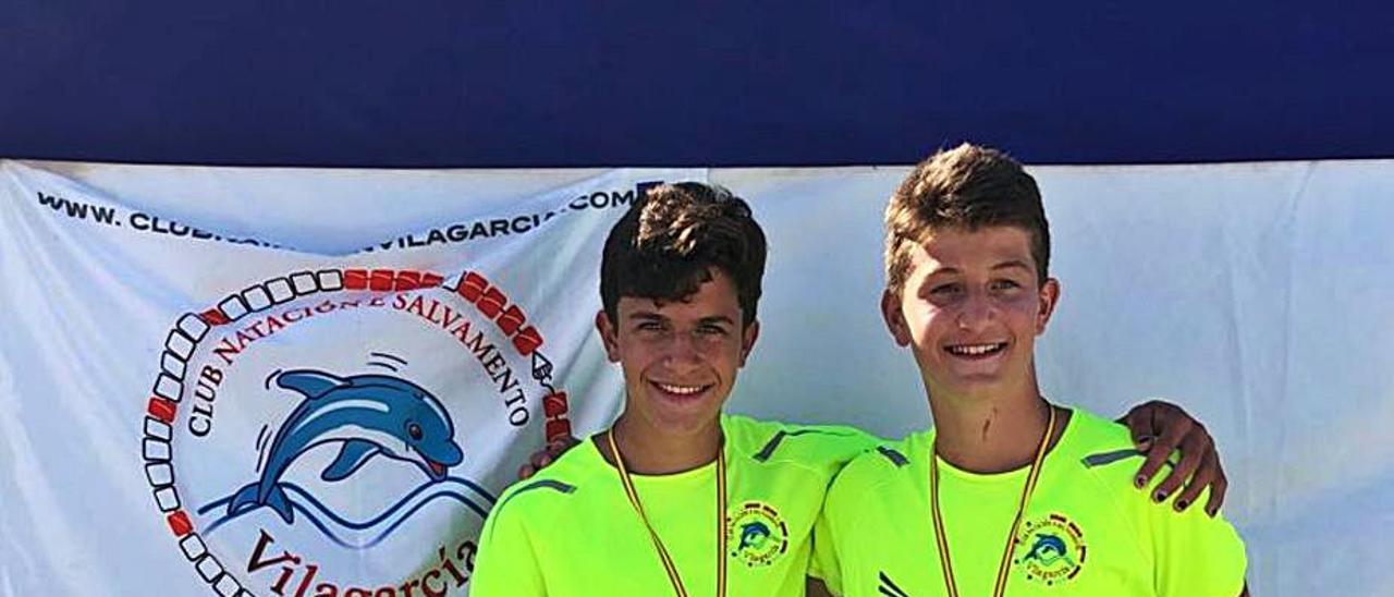 Pedro Costa y Yago Vicente, subcampeón y campeón de España. |  FDV