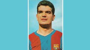 Enric Gensana defendió la camiseta del primer equipo del Barça entre 1956 y 1964