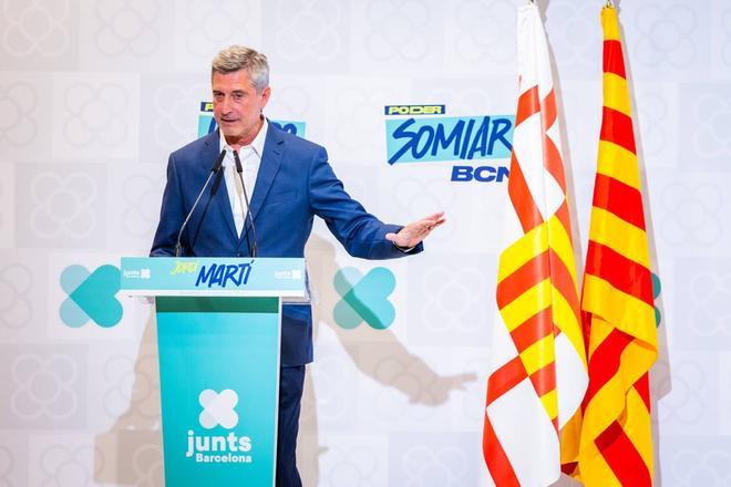 Jordi Martí se propone disputarle a Collboni la bandera del "orden y la prosperidad" en su candidatura como alcaldable de Barcelona