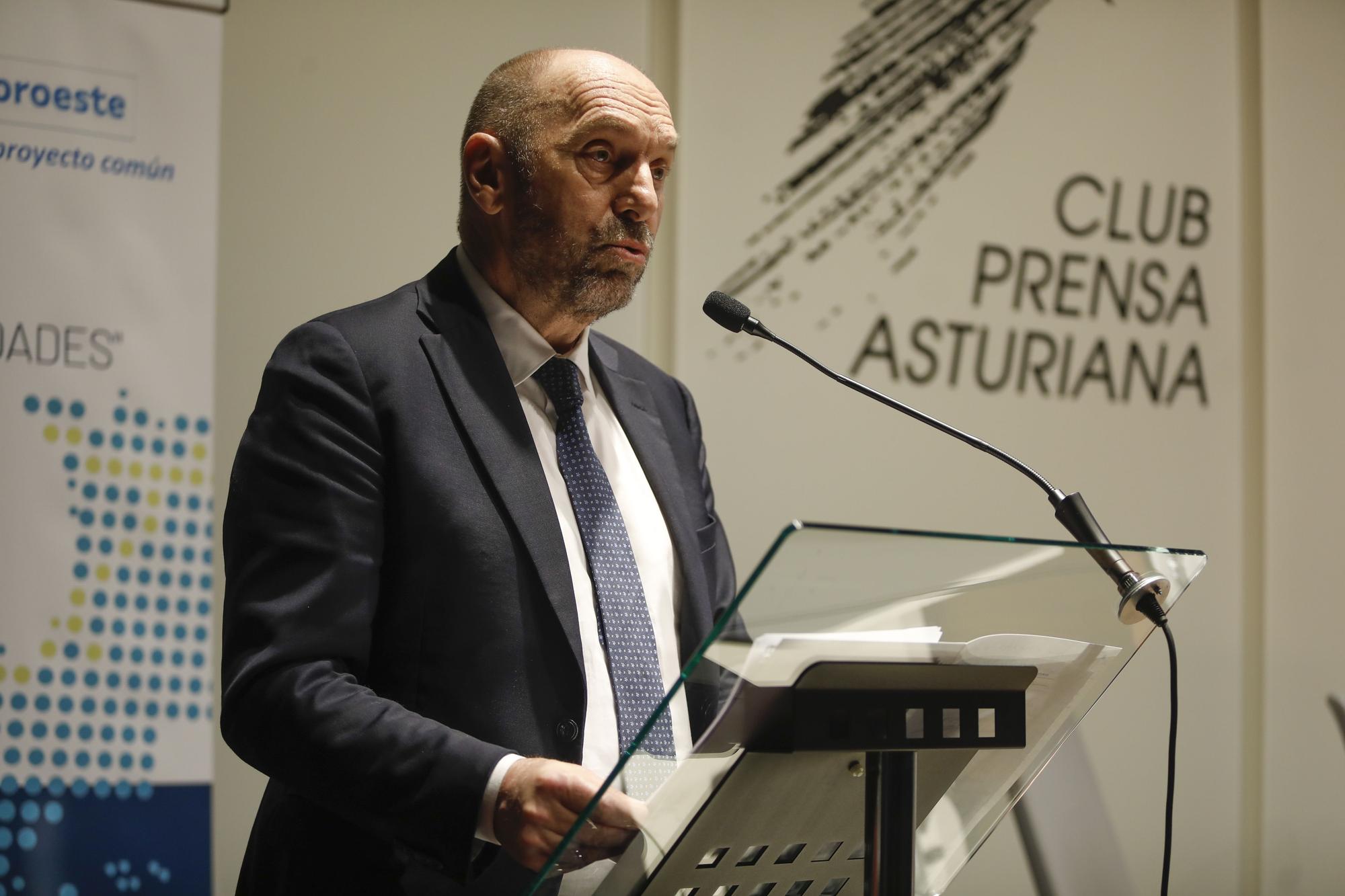 Jornada sobre el Corredor Atlántico celebrada en el Club Prensa Asturiana