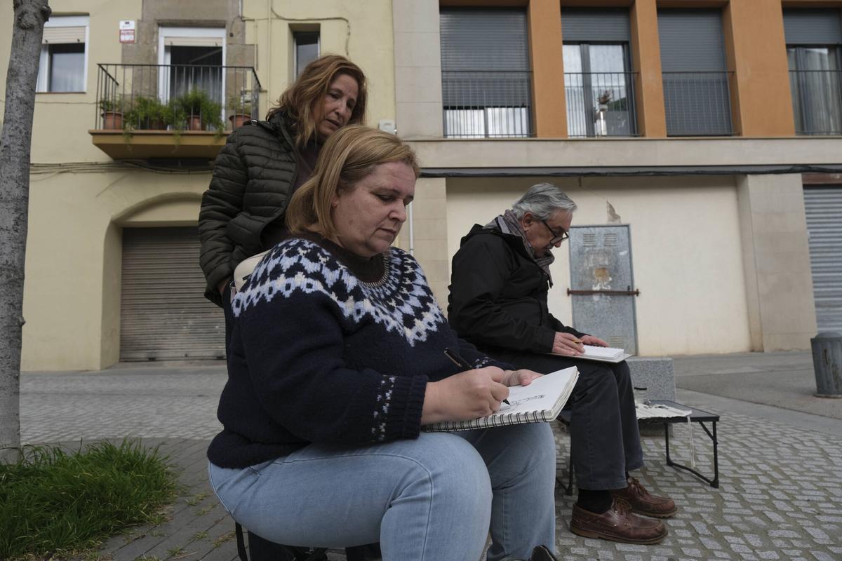 Les imatges de la 3a trobada de Urban Sketchers del Bages