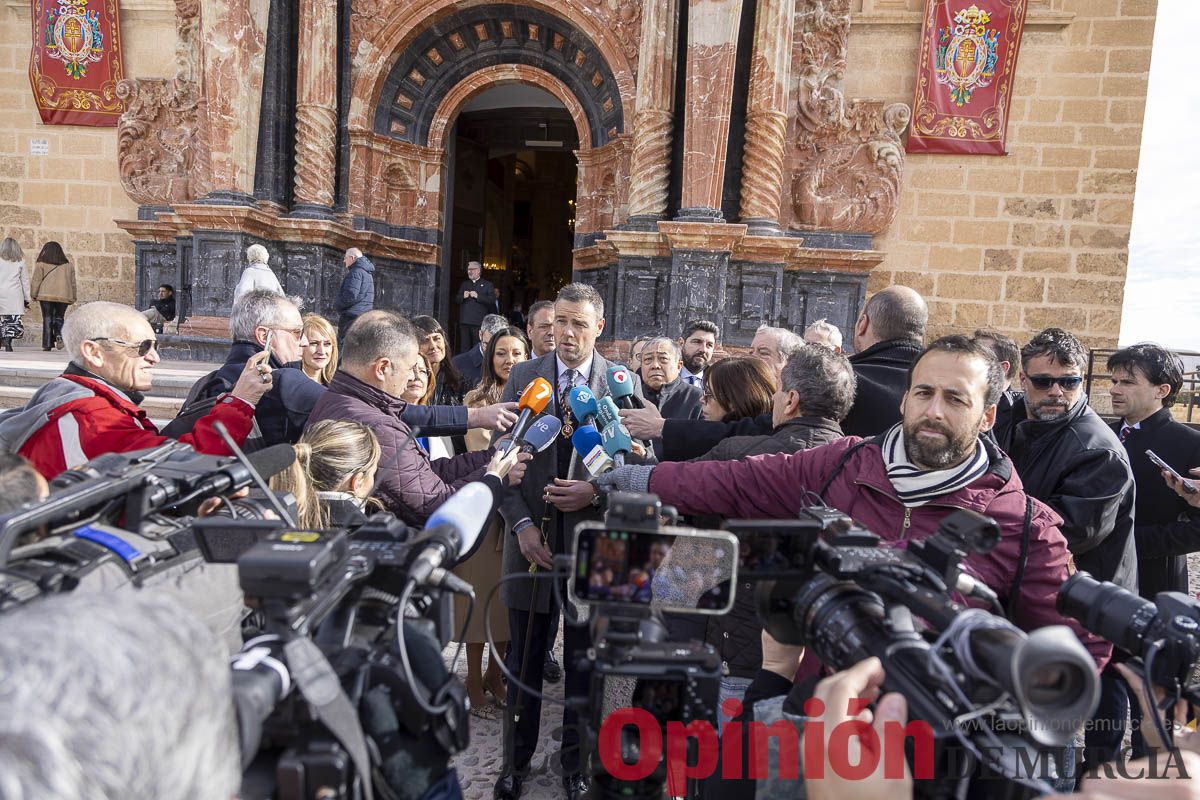 Clausura Año Jubilar de Caravaca (recepción de invitados)