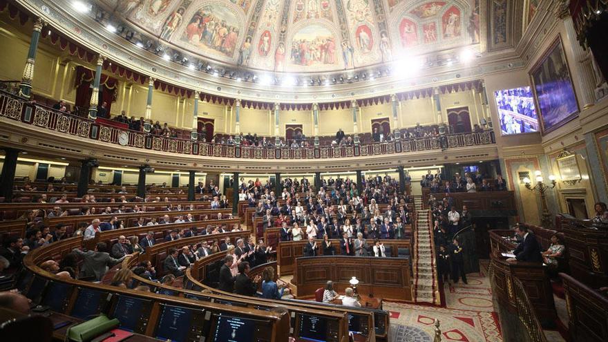 El Congreso de los Diputados, este viernes durante la moción de censura.