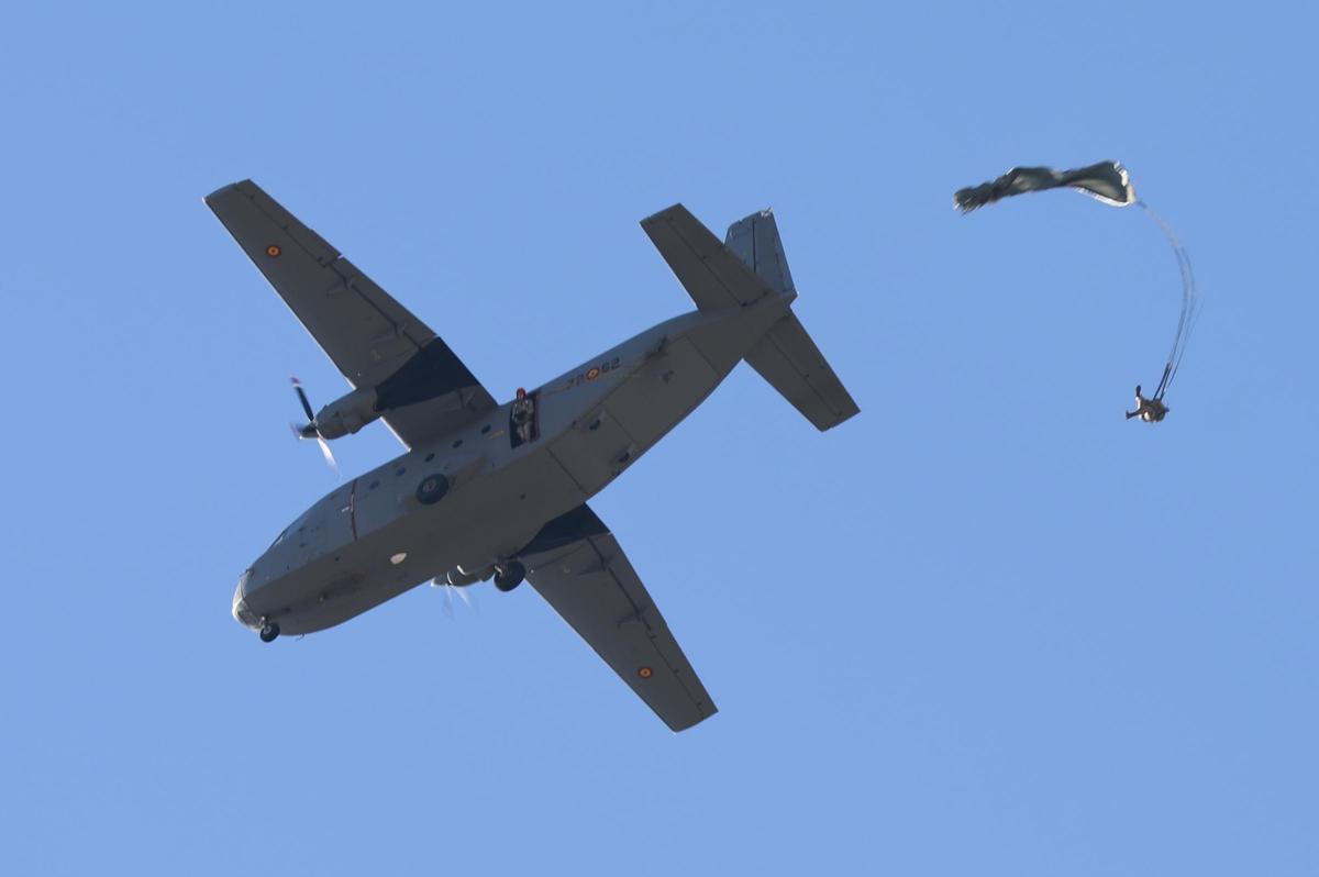 Primer salto en paracaídas de Su Alteza Real la Princesa de Asturias