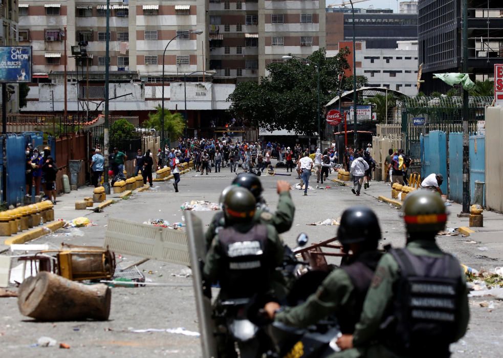 Jornada de protestas en Caracas