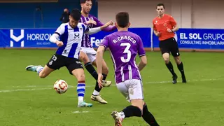 Natalio, capitán del Avilés: "Nos falta un poco de colmillo en ataque, pero no estamos preocupados"