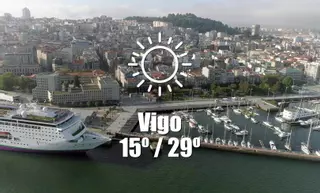 El tiempo en Vigo: previsión meteorológica para hoy, martes 15 de julio