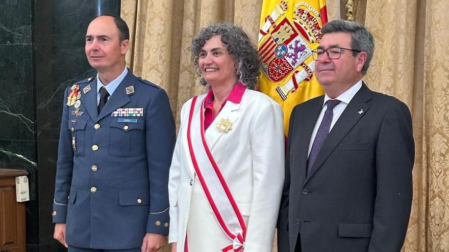 La rectora de la Politécnica de Cartagena, distinguida con la Gran Cruz del Mérito Aeronáutico