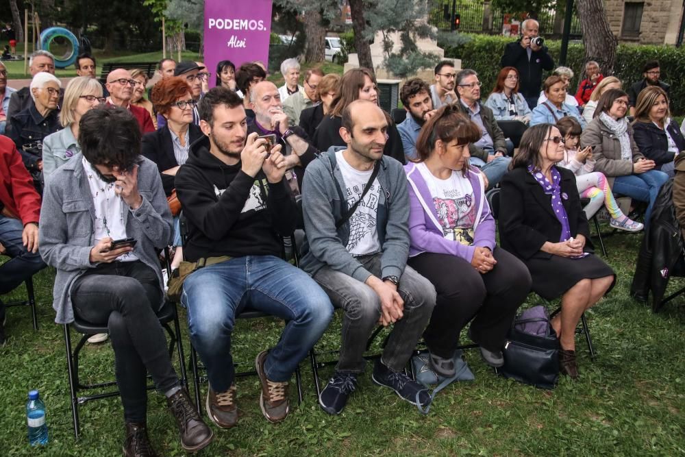 Acto central de Podemos en Alcoy