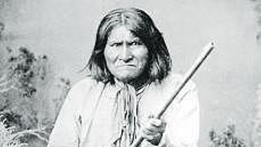Retrato del jefe apache chiricahua Gerónimo.