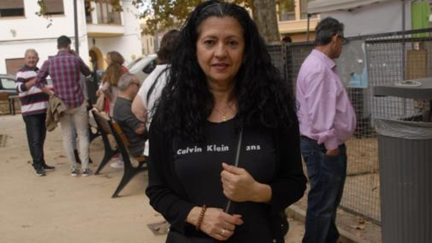 «Parece la ‘fira’ de antes de la pandemia», asegura Maria Francisca Pérez | MIQUEL BOSCH