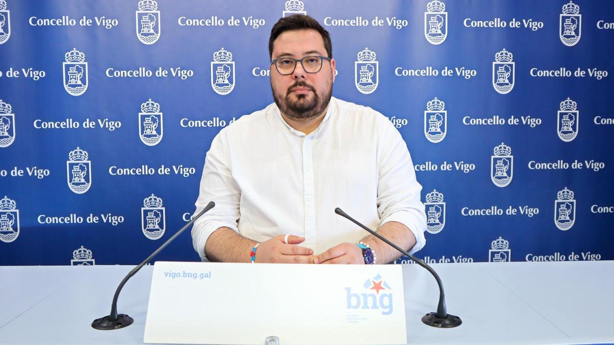 Xabier P. Igrexas, portavoz local del BNG.