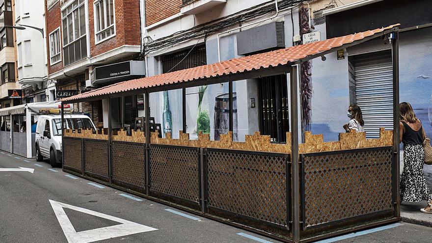 Los bares de Zamora podrán seguir teniendo las terrazas en zonas de aparcamiento
