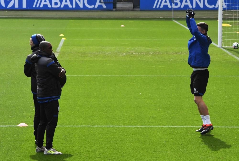 El Deportivo entrena en Riazor