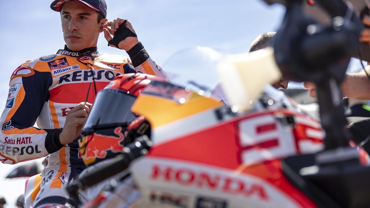 El piloto español de MotoGP Marc Márquez (Repsol Honda).