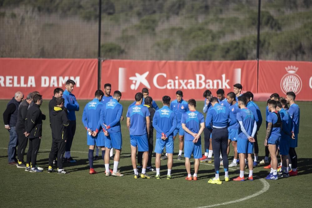 Entrenament del Girona FC