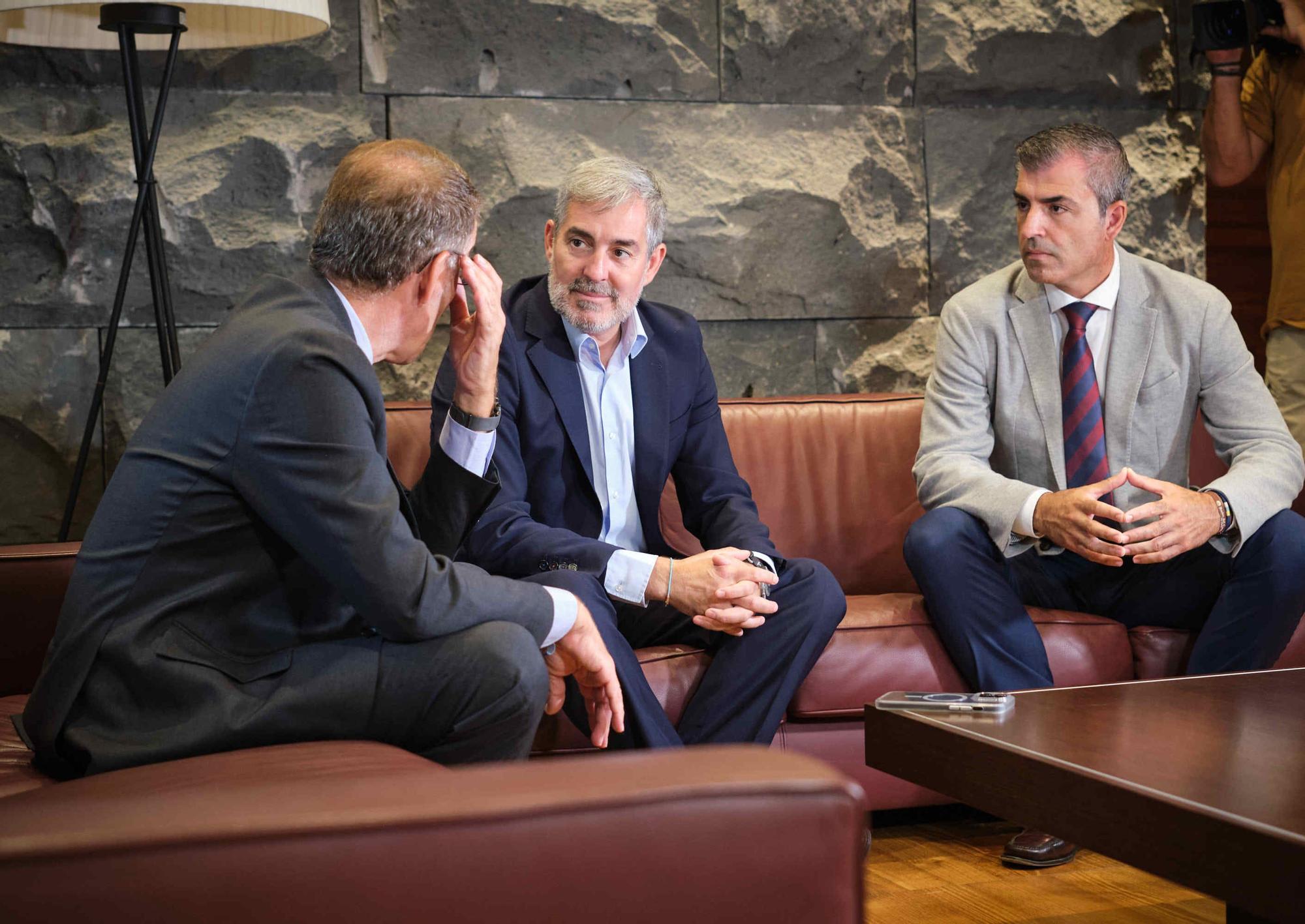 Reunión entre Fernando Clavijo y Alberto Núñez Feijoó