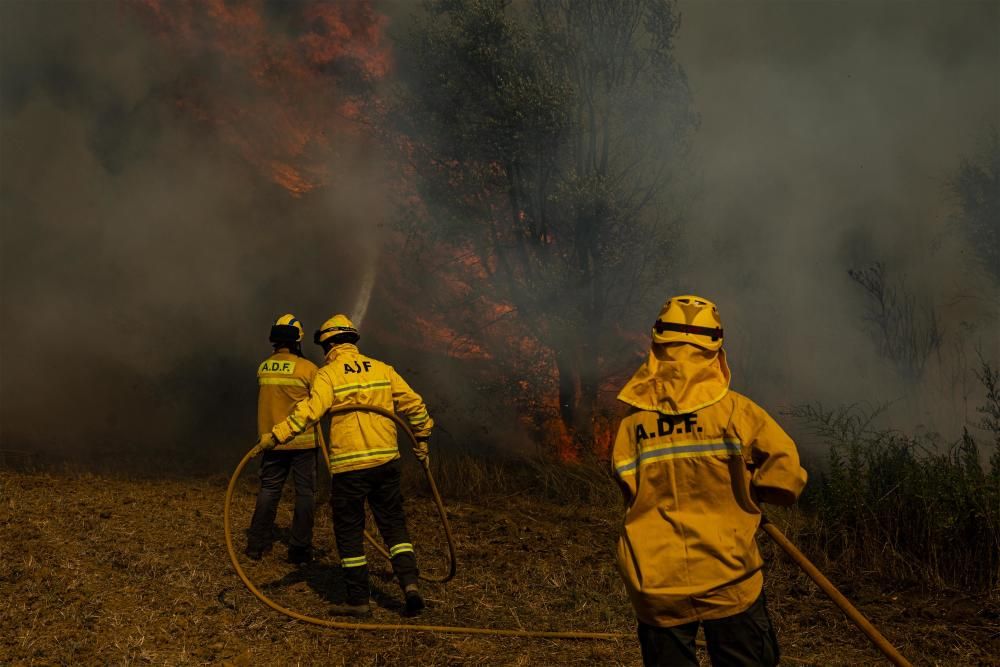 Incendi a Caldes de Malavella.