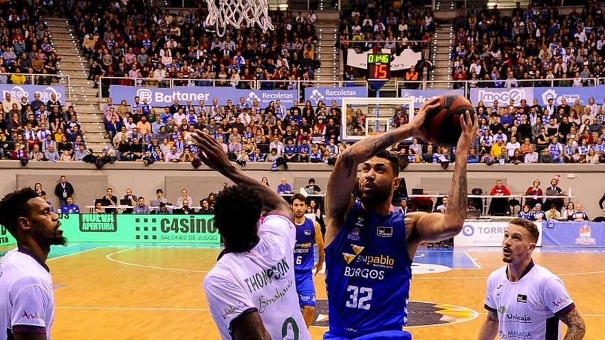 El Unicaja perdió en Burgos un partido clave para asentarse en la zona alta de la tabla.