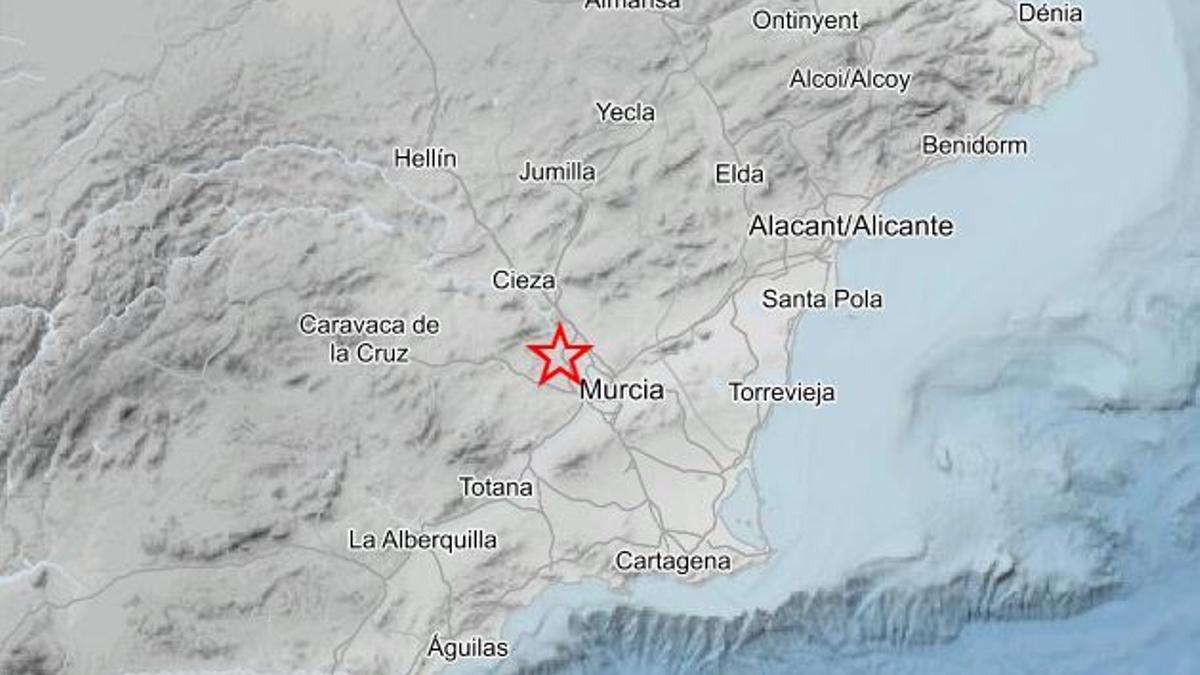 Epicentro del seísmo