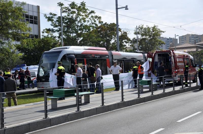 Fallece una mujer tras ser atropellada por el tranvía