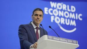 Encuentro de Sánchez en Davos con varias empresas del Ibex 35