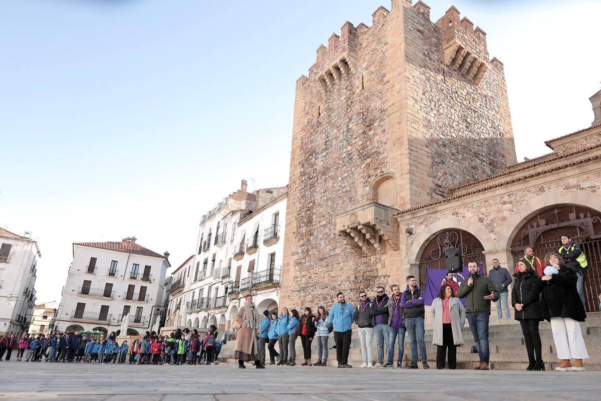 Otra imagen en la plaza Mayor.