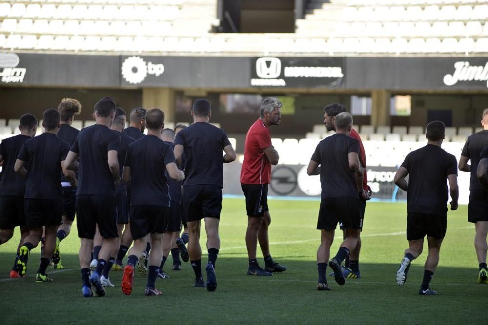 Entrenamiento del FC Cartagena en el Cartagonova (07/06/2019)